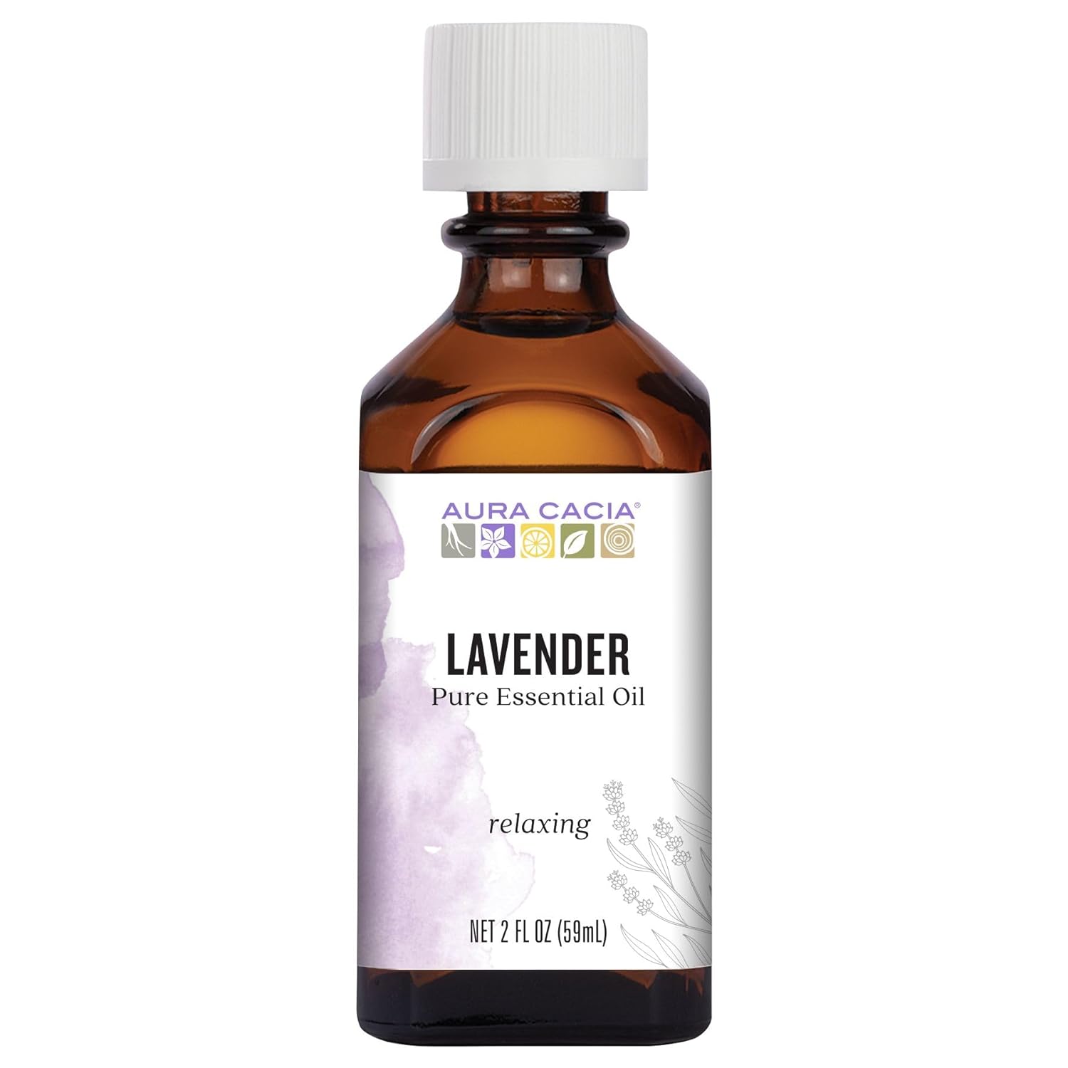 Aura Cacia 100% Pure Lavender Essential Oil for Relaxation