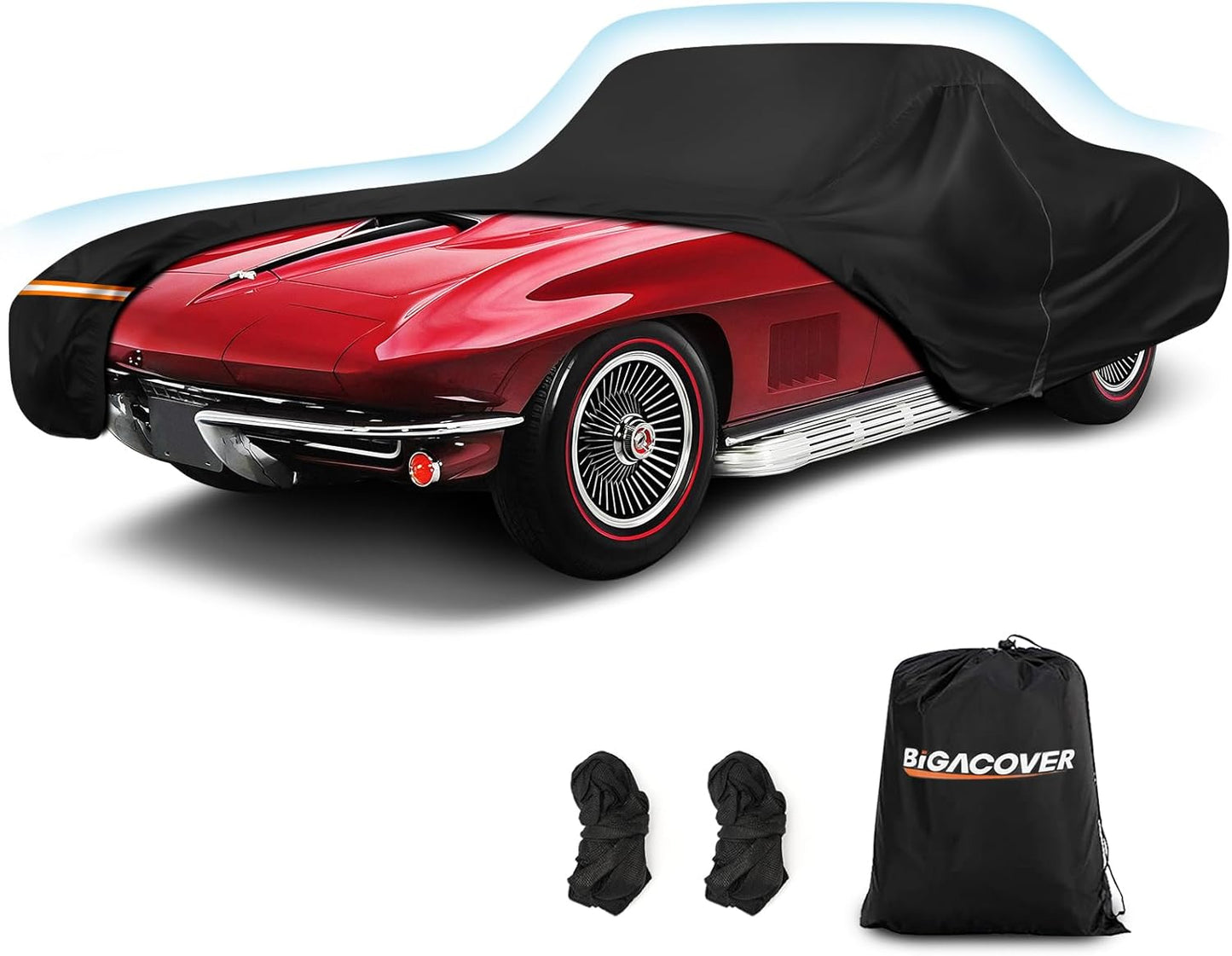 Waterproof Car Covers for Corvette C1 C2 1953-1967 - Heavy Duty