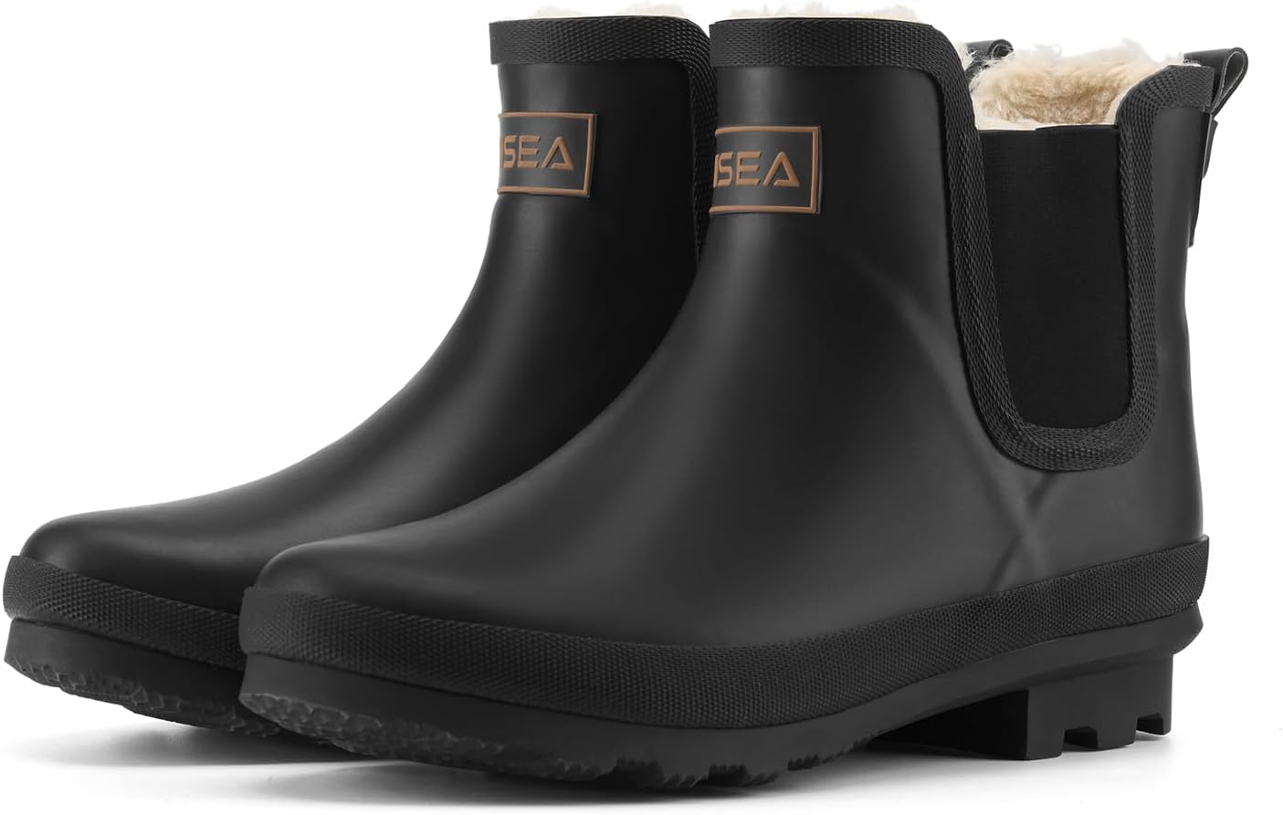 HISEA Women's Plush Rain Boots for All-Weather Comfort