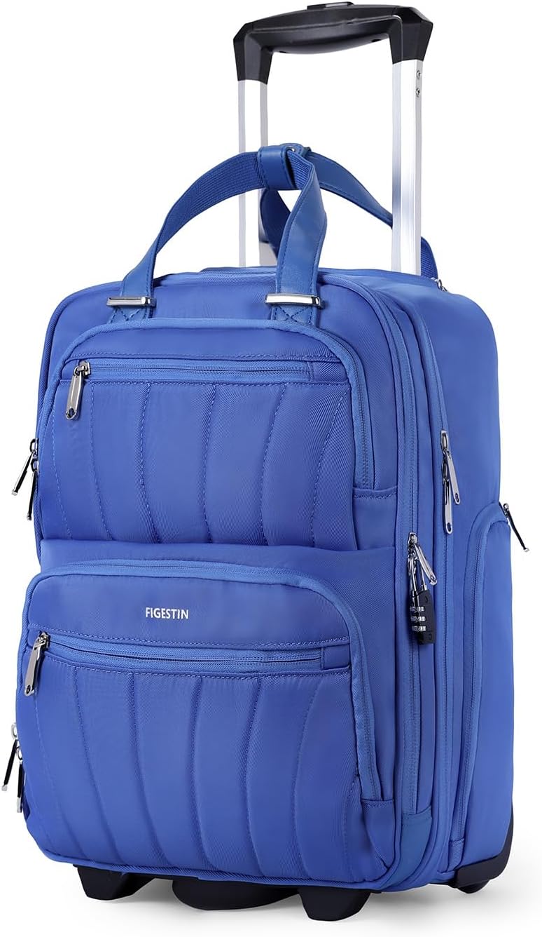 Underseat Carry On Luggage with Wheels for Organized Travel