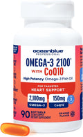 Omega-3 2100 with CoQ10 - Triple Strength Fish Oil
