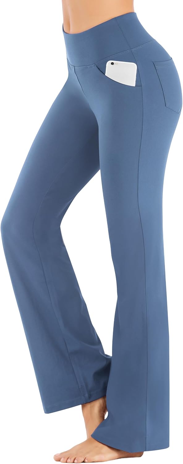 IUGA Yoga Pants Women Wide Leg High Waist Bootcut Flare Leggings