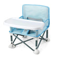 Portable Travel Booster Seat with Tray - Compact Folding High Chair