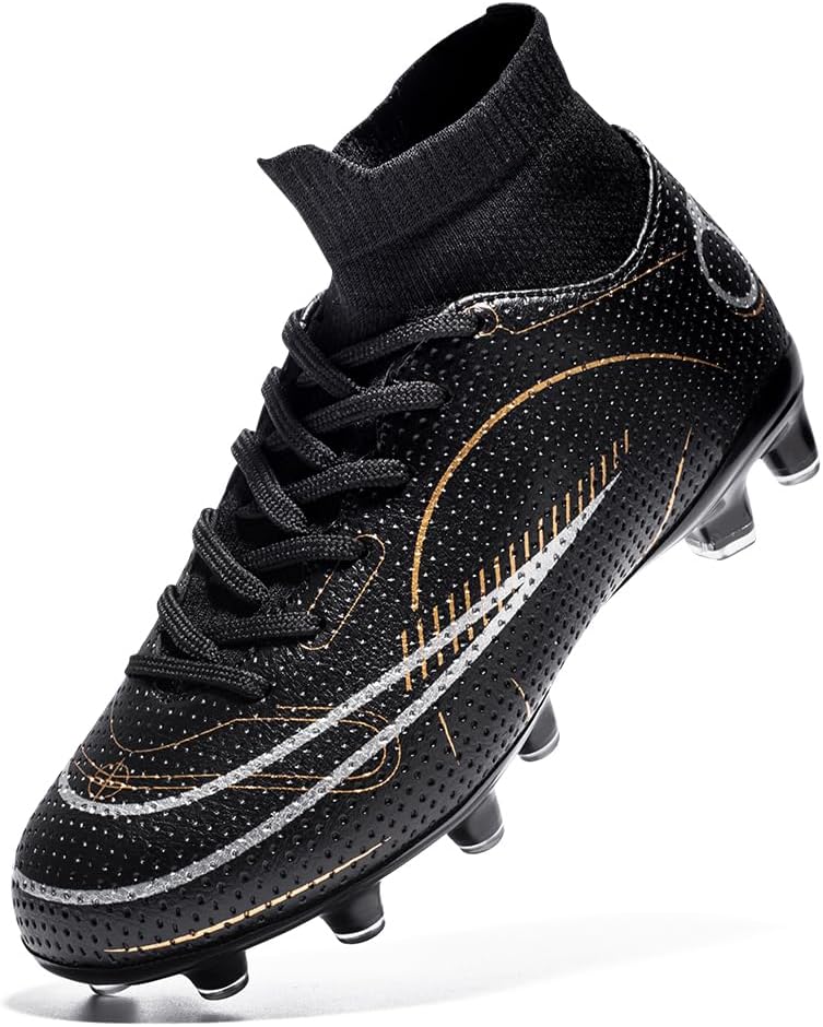 Boys Girls Soccer Cleats Kids Outdoor Indoor Football Training Shoes