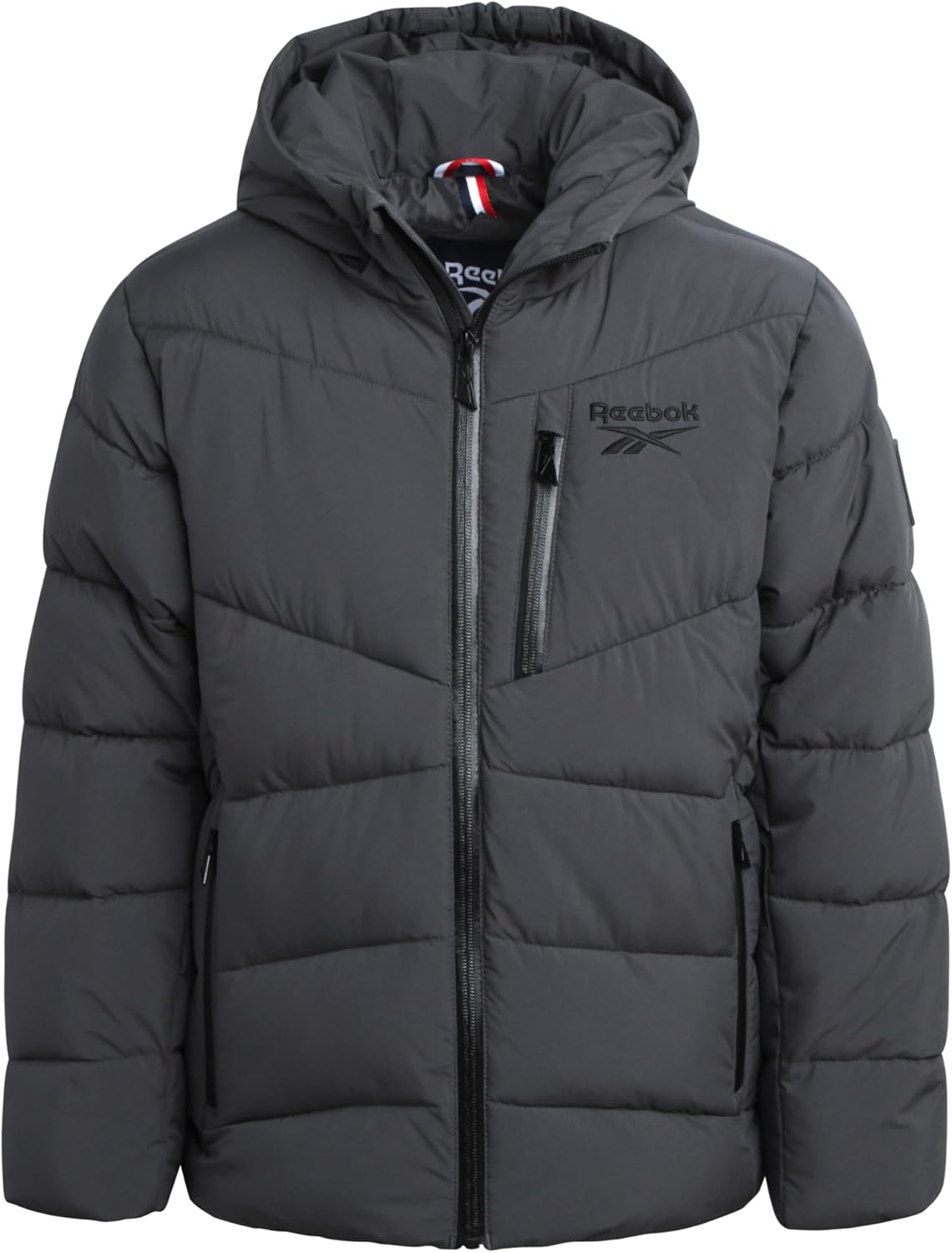 Reebok Boys' Puffer Jacket - Warm Hooded Insulated Jacket
