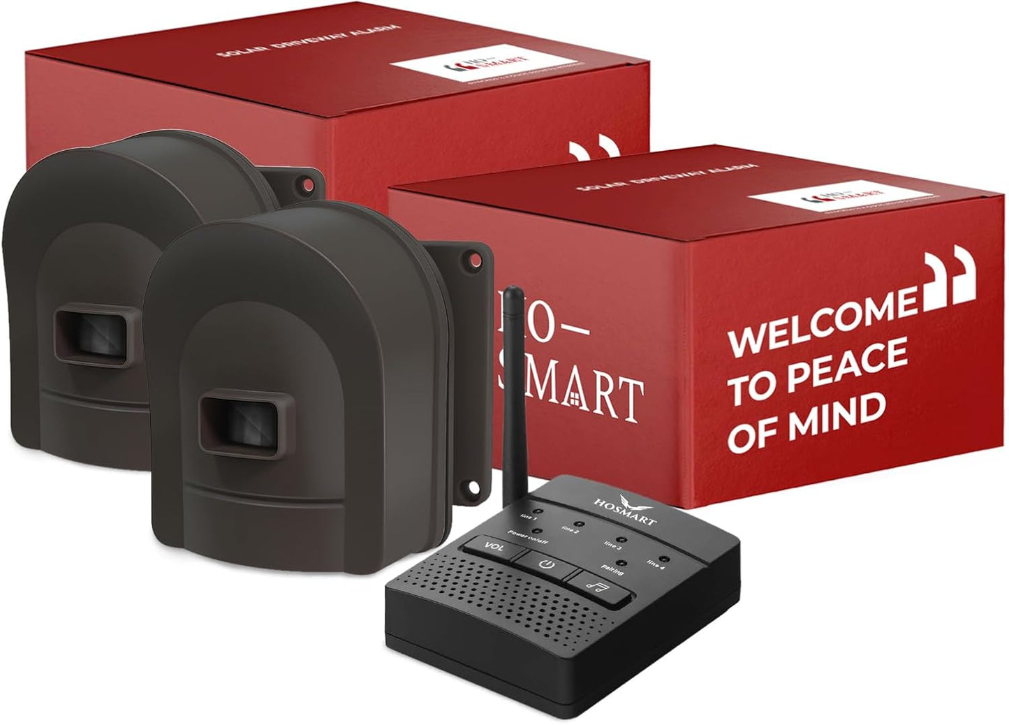Wireless Driveway Alarm System with 1/2 Mile Range for Security
