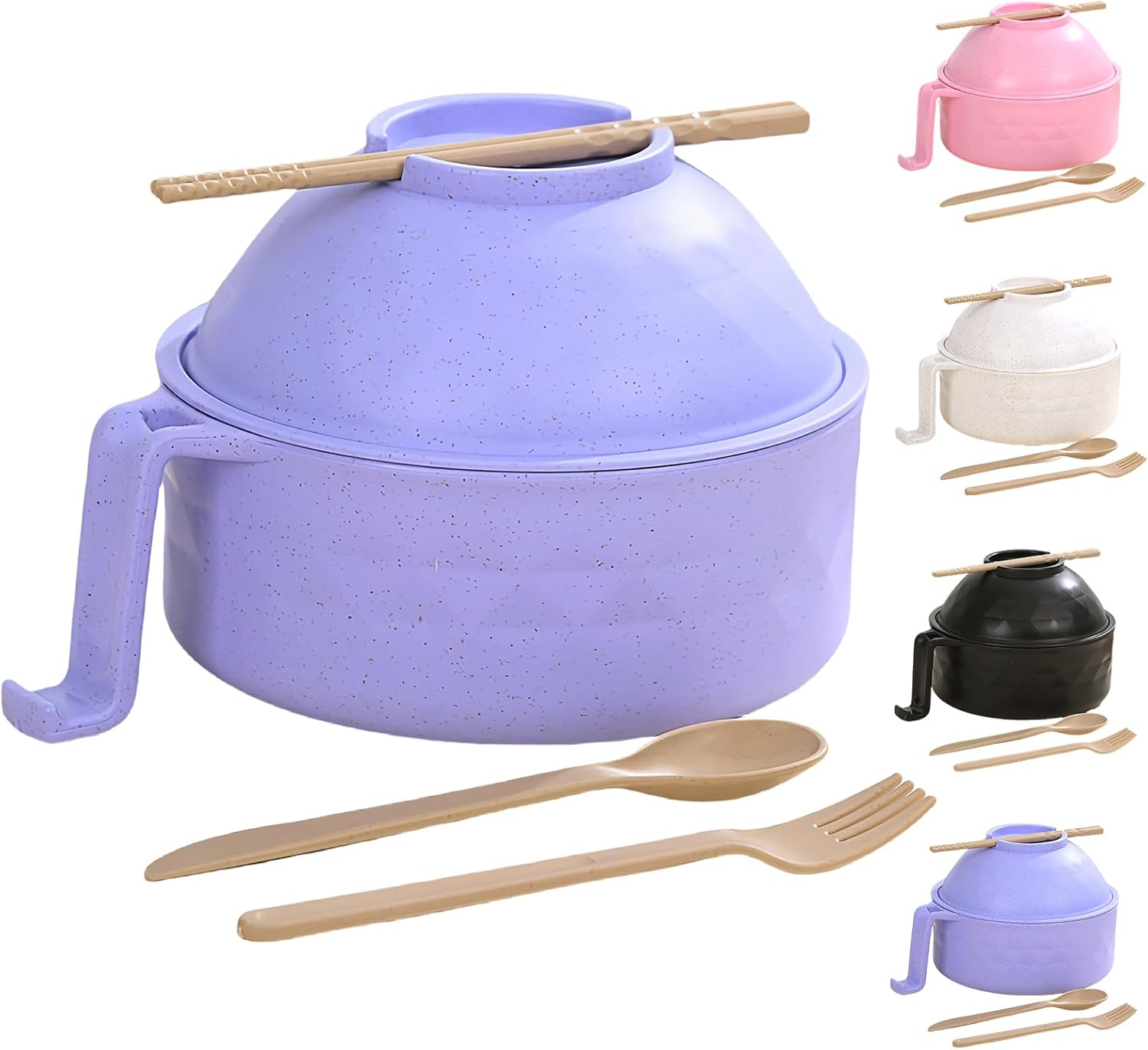 Convenient Microwave Ramen Bowl Set