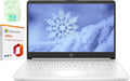 HP 14ft LED Business Laptop with 8GB RAM 320GB Storage - White