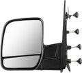 ECCPP Driver Side Mirror for 2003-2013 Ford E-Series - Manual Foldable