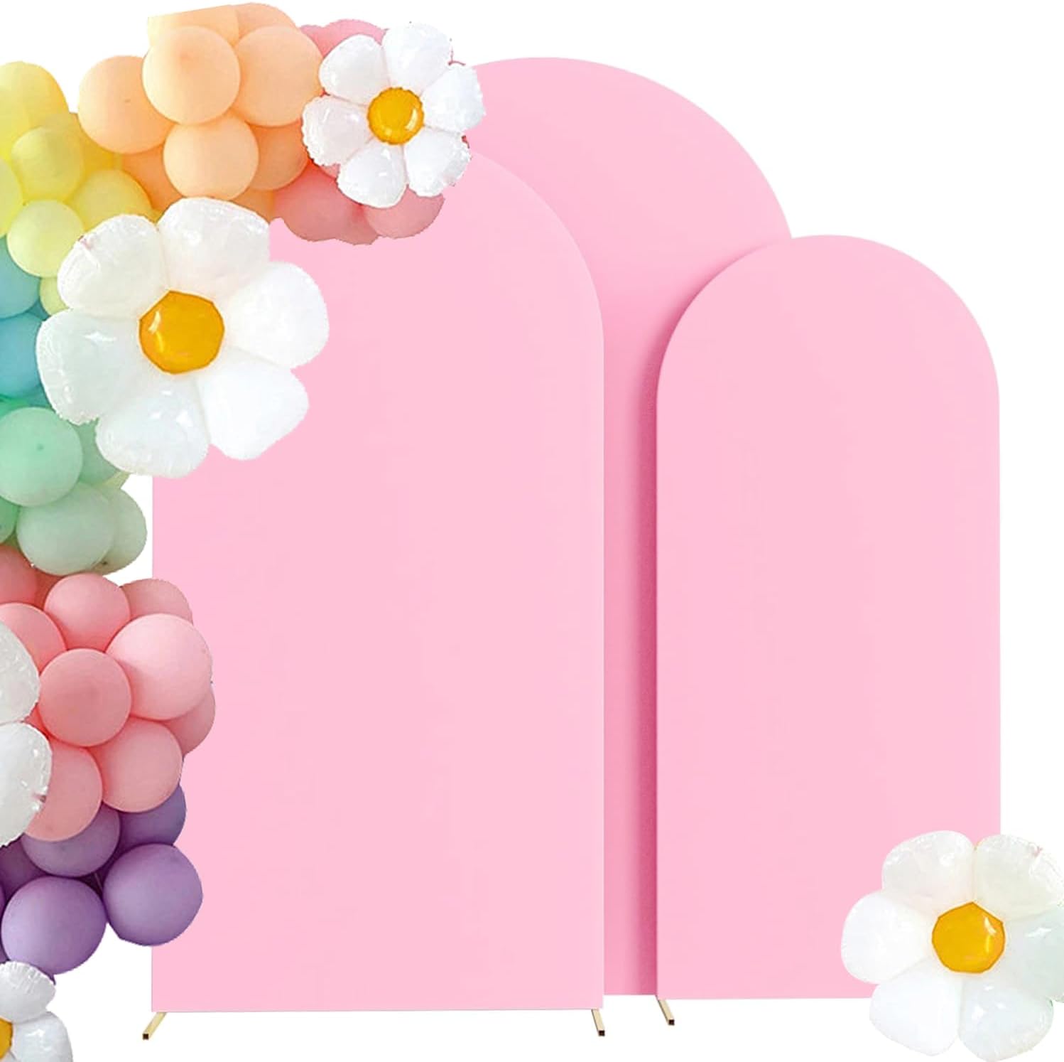 Spandex Fitted Stretchy Wedding Arch Covers for Events