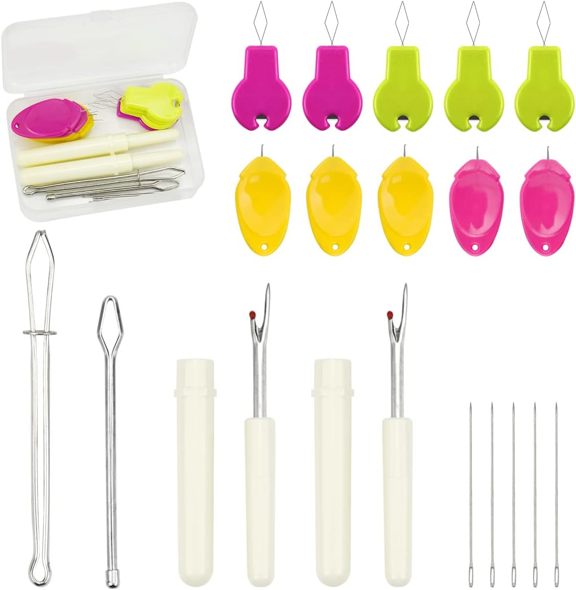 Lechchy Needle Threader Set - Effortless Thread & Seam Ripper