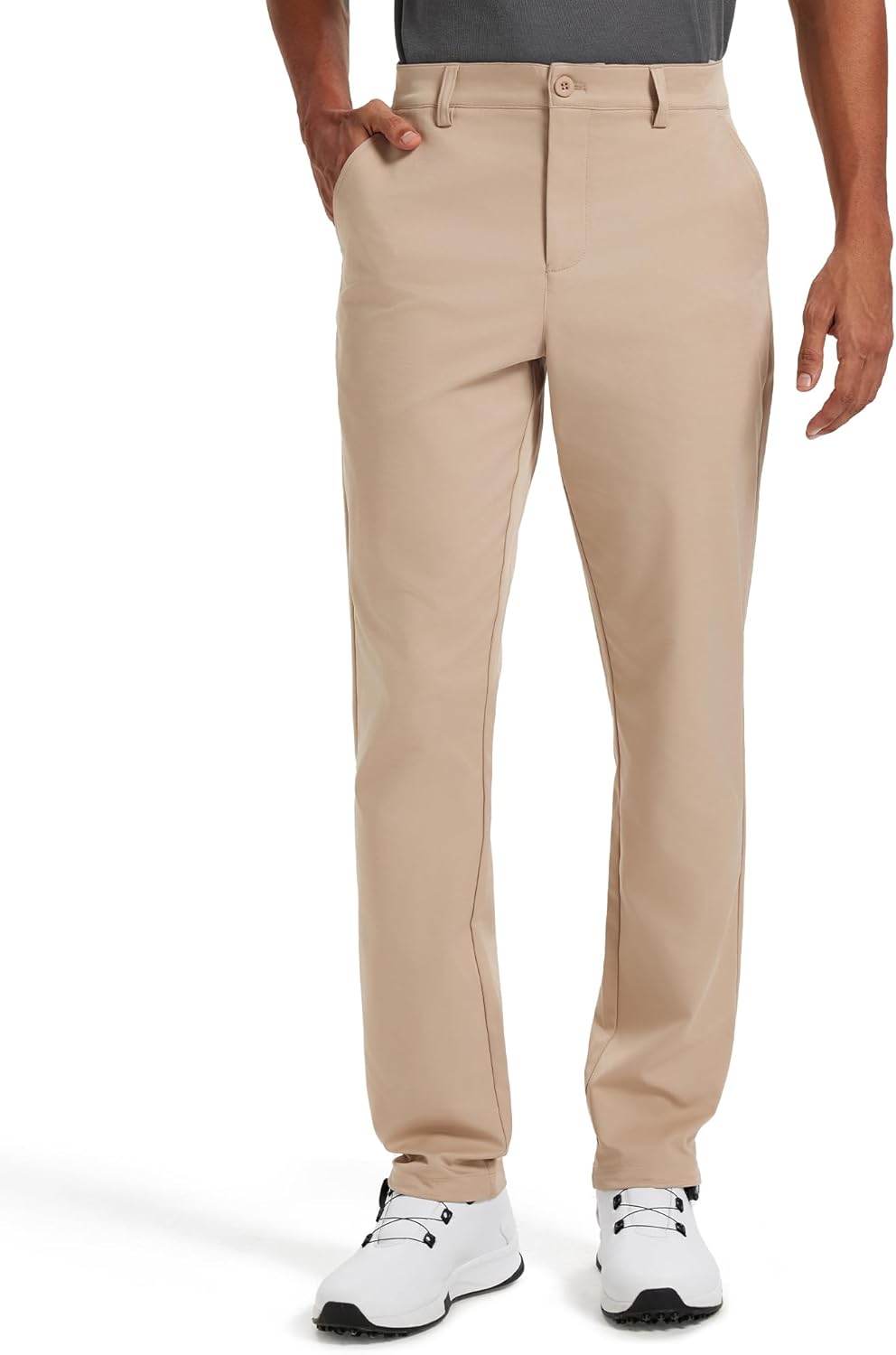 Men's Classic Fit Stretch Golf & Dress Work Pants for Comfort