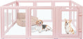 DIY Clear Acrylic Dog Playpen House for Indoor and Outdoor Use