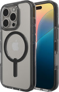 ZAGG Santa Cruz Snap iPhone 16 Pro Case - Clear with Black Accents