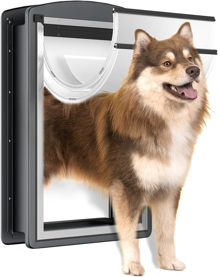 MAVRICPOWER Steel Large Dog Door for Strong and Rugged Use