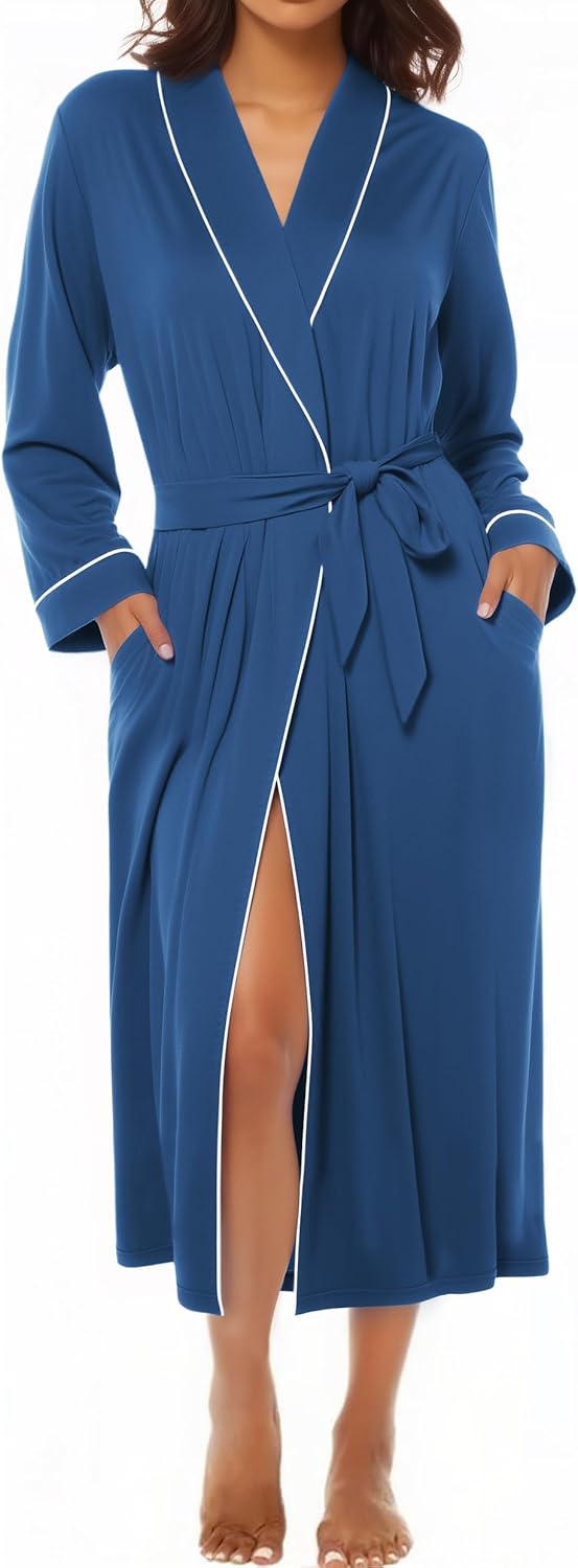 Ekouaer Kimono Robes for Women: Soft Lightweight Bathrobe