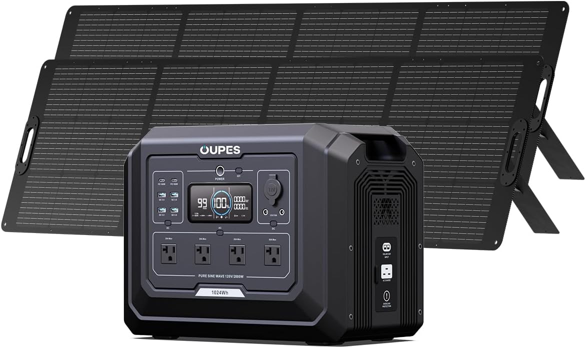 Ultimate 2240W Solar Generator Kit  Power Anywhere!