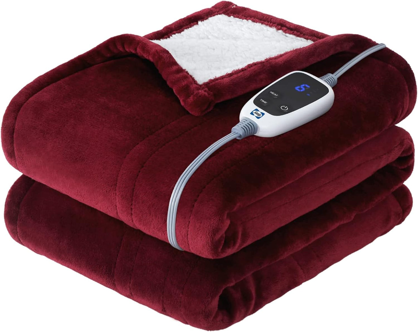 SEALY Heated Throw Blanket for Ultimate Warmth and Comfort