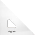 Pacific Arc Drafting Triangle 24-in 45/90 Degrees - Clear Acrylic