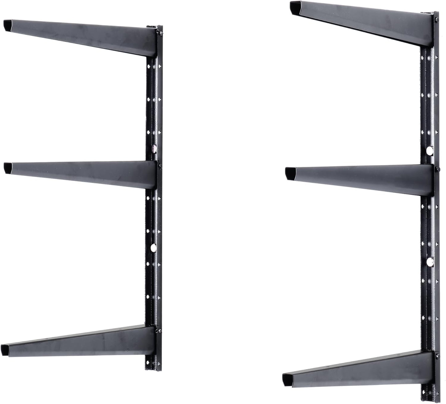 Minimalistic Black Shelf Brackets for Modern Home Decor