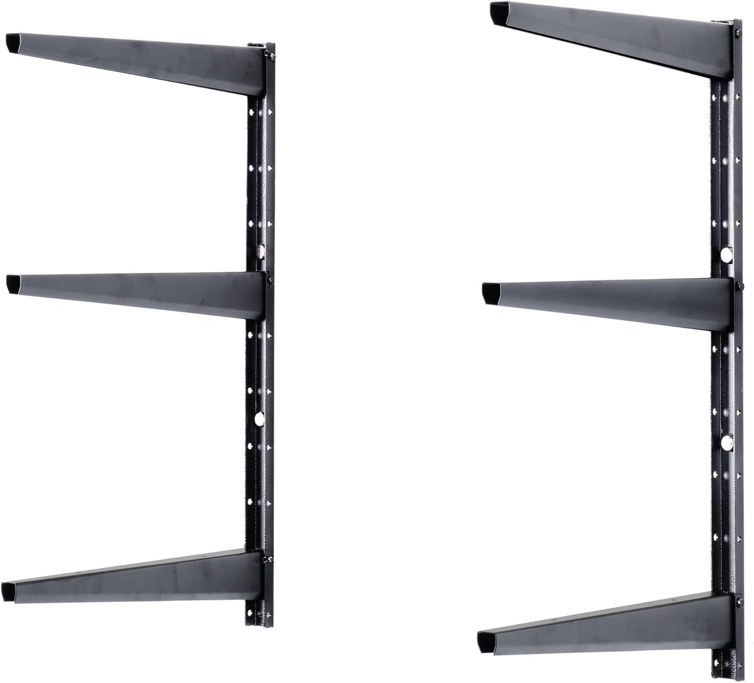 Minimalistic Black Shelf Brackets for Modern Home Decor