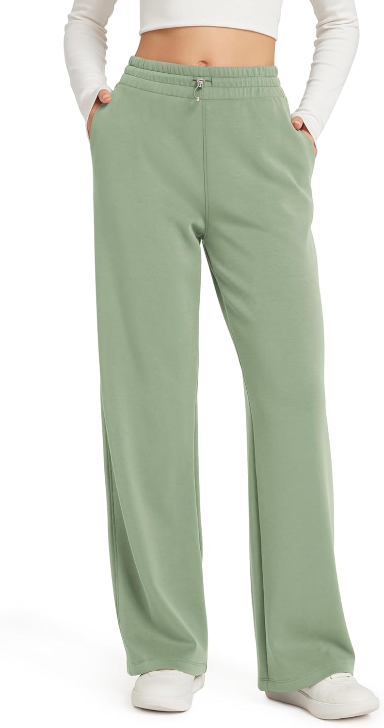 ODODOS Women's Modal Soft Wide Leg Pants for Casual Comfort