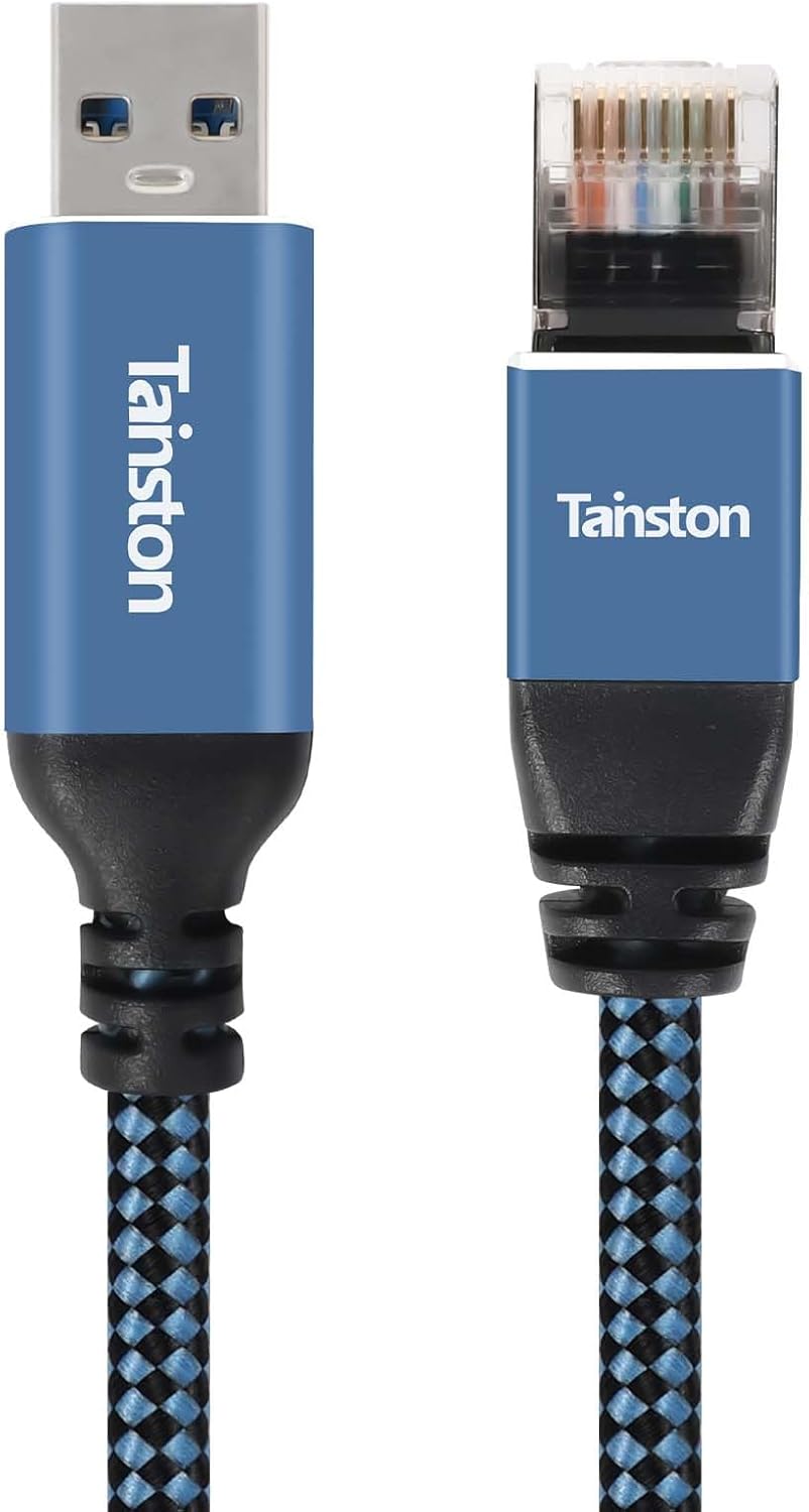 High-speed 75ft USB to Ethernet Cable by Tainston