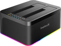 Inateck RGB USB 3.0 USB-C Hard Drive Docking Station - Dual Bay