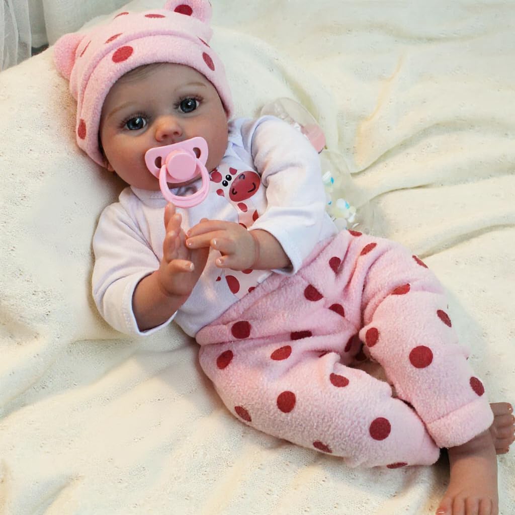 CHAREX Reborn Baby Dolls - Realistic 22in Newborn Toy for Kids
