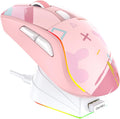 DAREU A950 Wireless Gaming Mouse - Lightweight RGB Docked Performance
