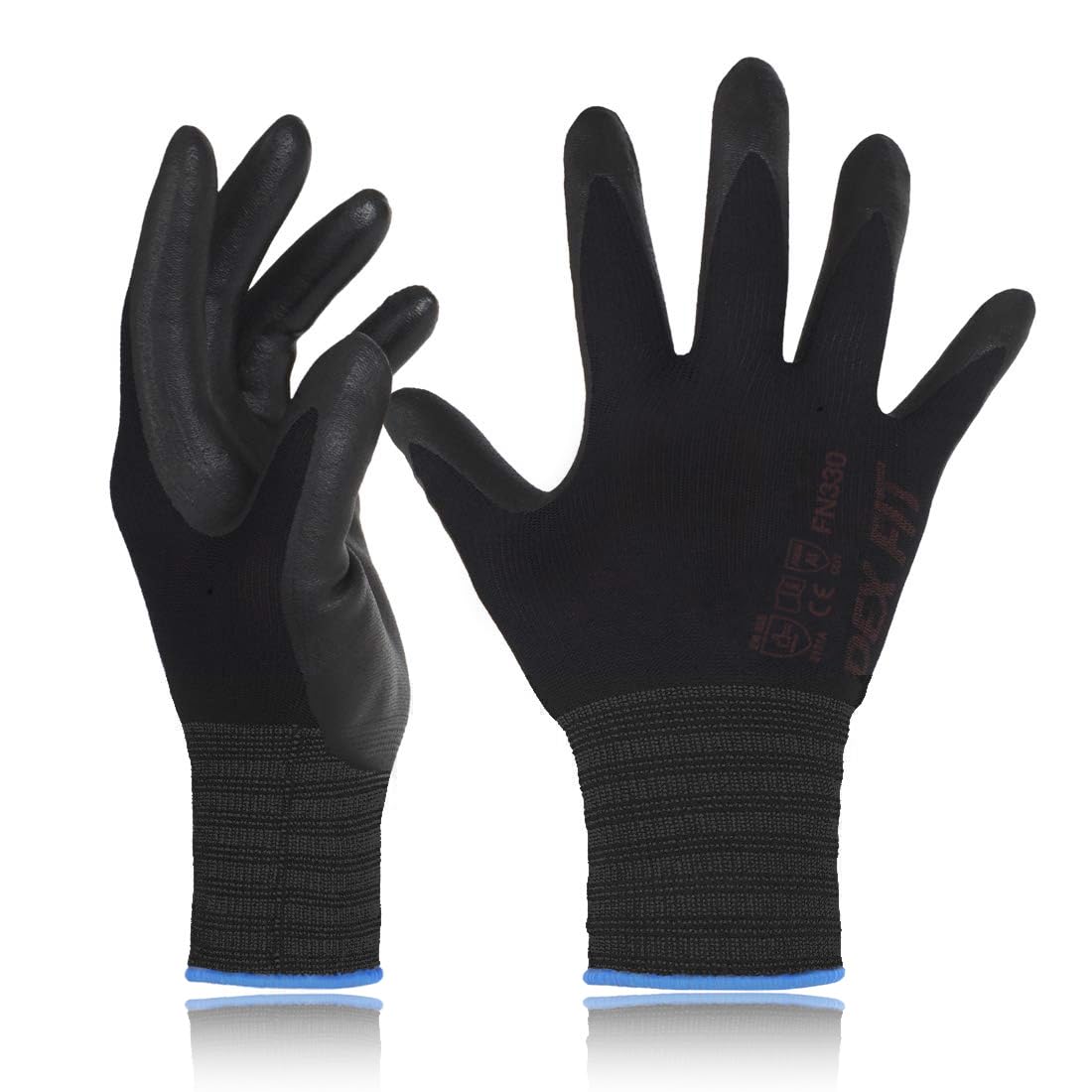 DEX FIT Nitrile Work Gloves FN330 - Lightweight & Durable Grip