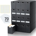 Cholemy Trading Card Storage Box Organizer 4-Row - Stackable Large