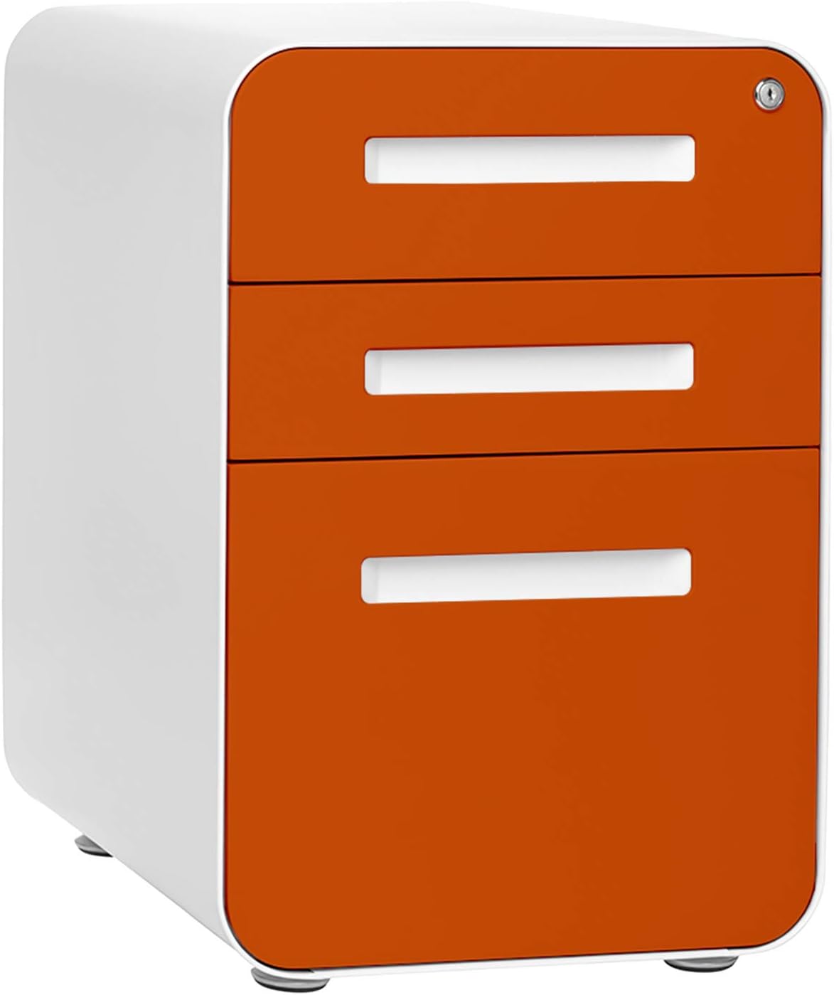 Stockpile 3 Drawer File Cabinet with Lock - Modern Office Storage