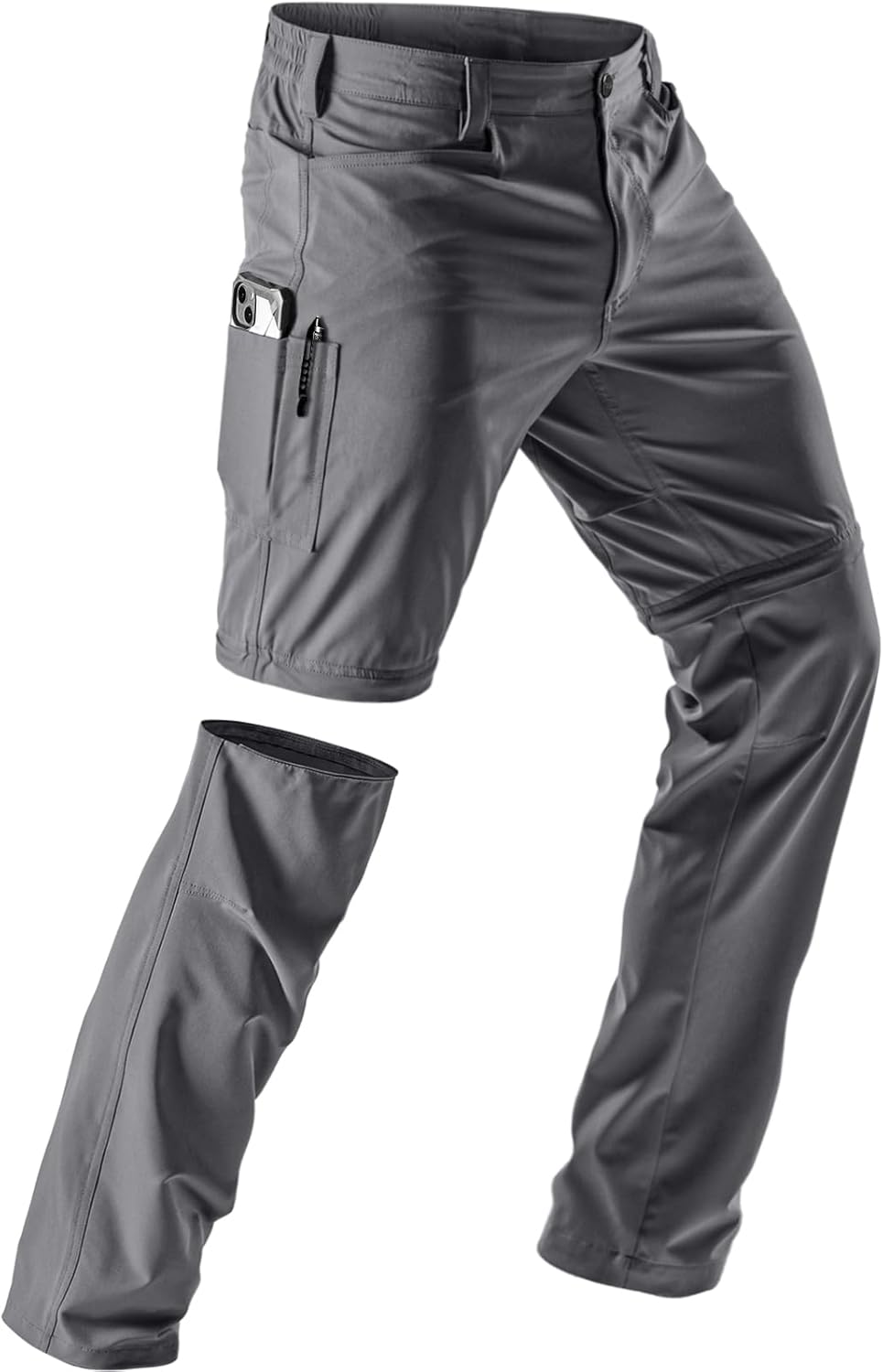 CQR Men's Convertible Cargo Tactical Pants for Outdoor Activities