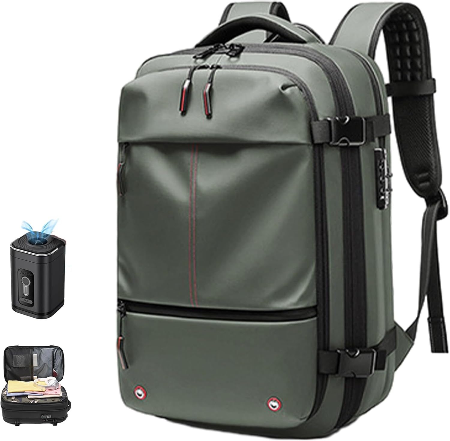 Alepeak Vacuum Backpack With Compression for Travel and Safety