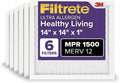 Filtrete 14x14x1 AC Furnace Air Filter MERV 12 - Certified Allergy