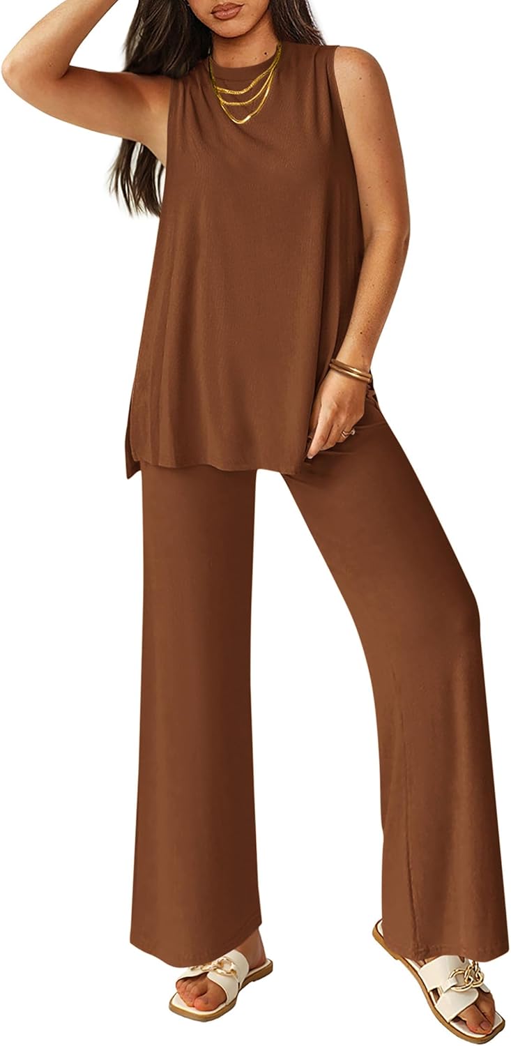 PRETTYGARDEN Women's 2 Piece Lounge Set for Summer Comfort