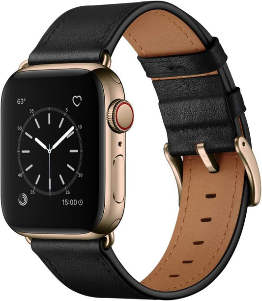 Genuine Leather Apple Watch Band - Stylish & Durable