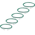 Cat6 Component Rated Patch Cable 7ft Green - 10Gbps Performance