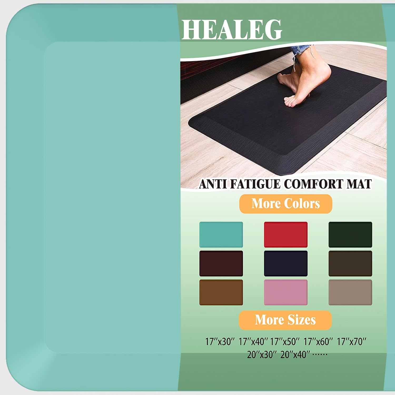1in Extra Thick Anti Fatigue Floor Mat for Comfort at Home