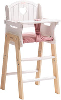 ROBUD Pretend Play High Chair for 18-20 Inch Dolls