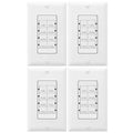 Wall Countdown Timer Switch 8-Button 4-Pack - Easy Energy Savings