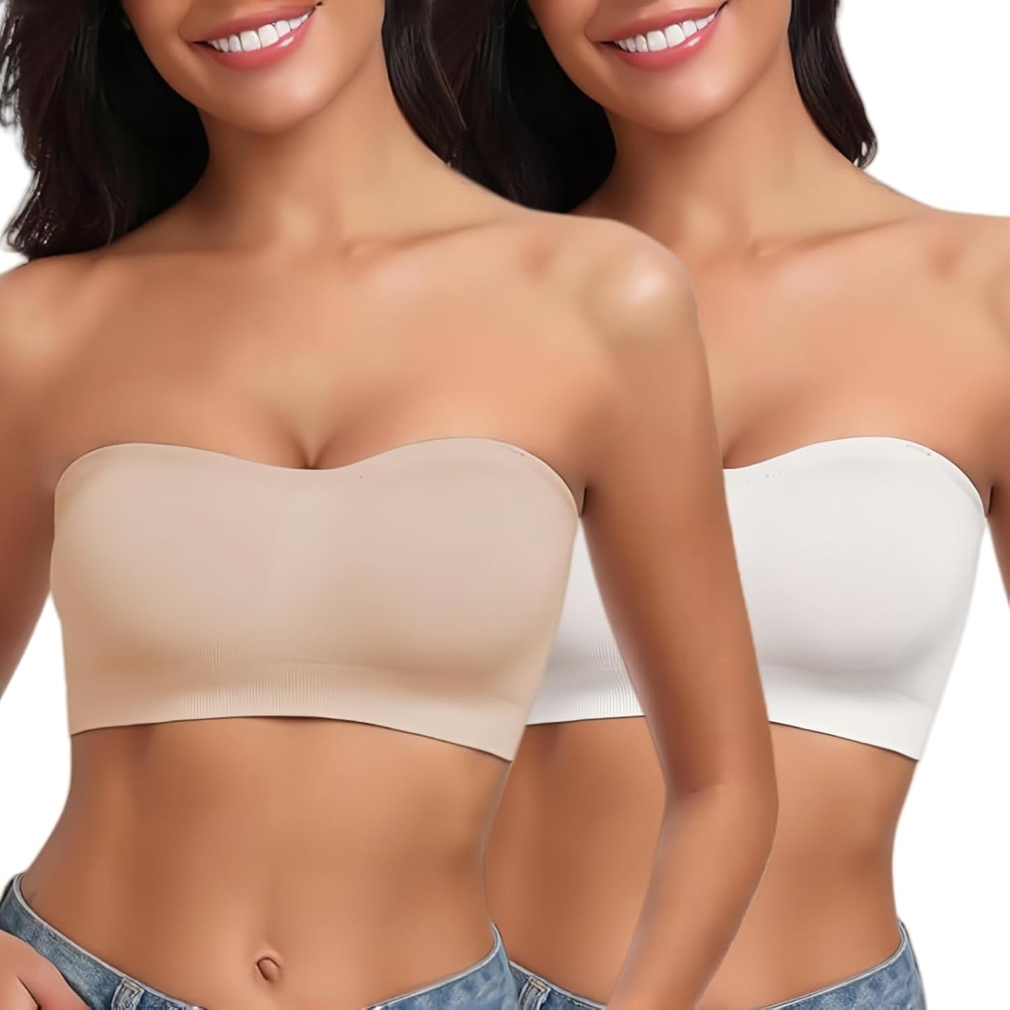 Comfortable Wireless Strapless Bra for Women - Non-Slip Tube Top