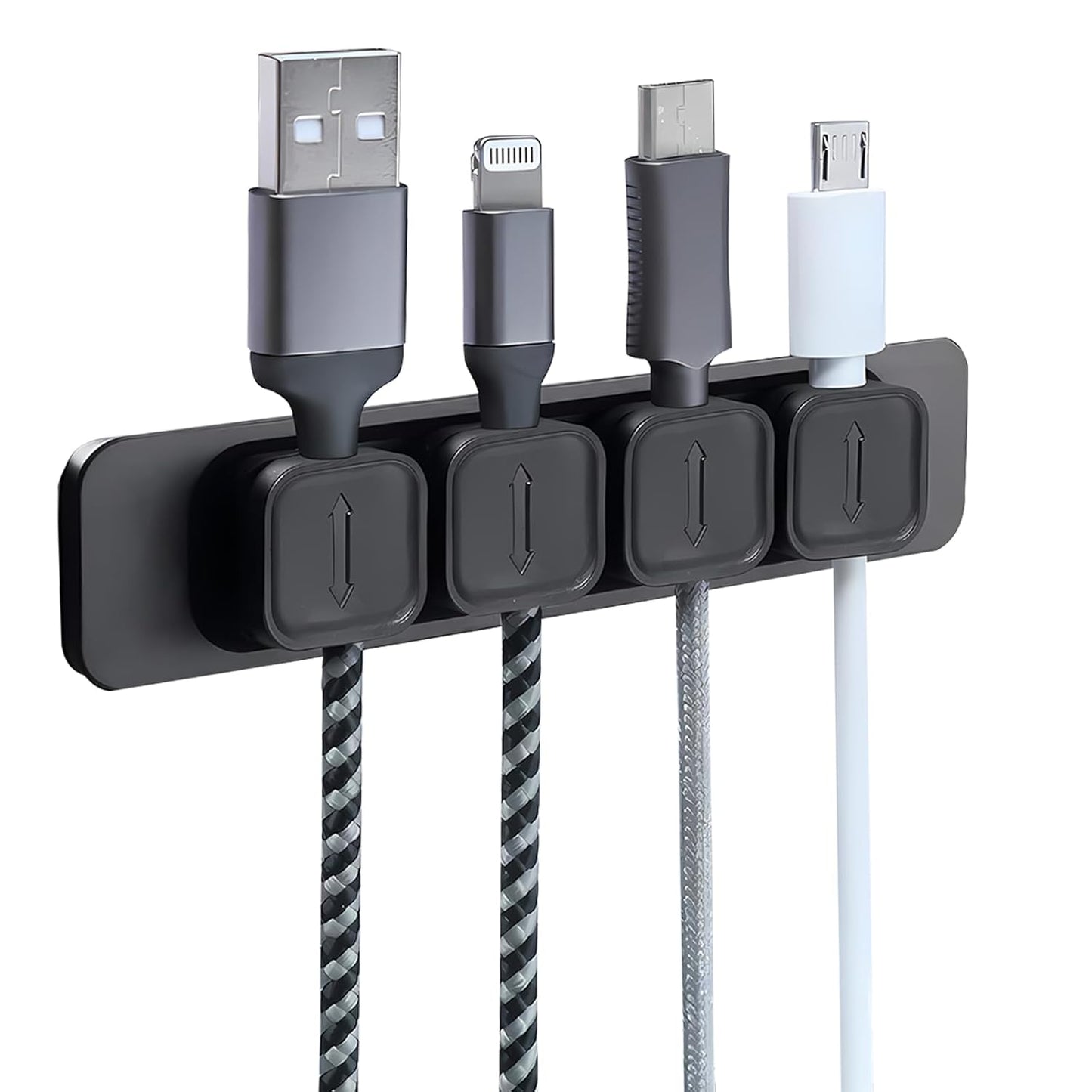 Houhaw Magnetic Cable Clips - Tidy Cords Instantly!