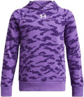 Under Armour Boys' Rival Fleece Printed Hoodie - Soft (Style PKFG)