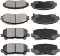 cci yu D1521 D1281 Ceramic Brake Pads Set for 2011-2017 Honda Odyssey