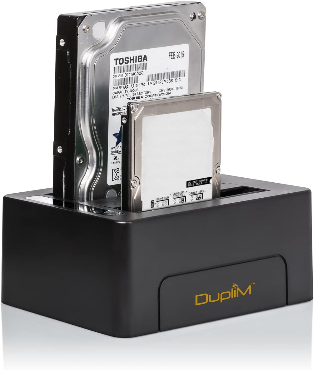DupliM Dual Bay Cloner: Fast SSD HDD Duplicator