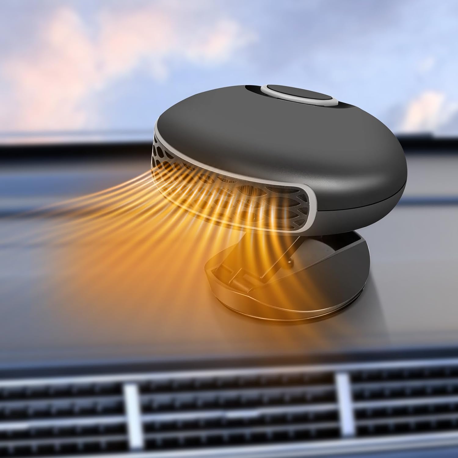 Chianku 2-in-1 Car Heater: 360 Defrost & Cool