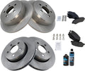 TRQ Brake Pad & Rotor Kit for 2007-2011 Dodge Nitro & Jeep Liberty