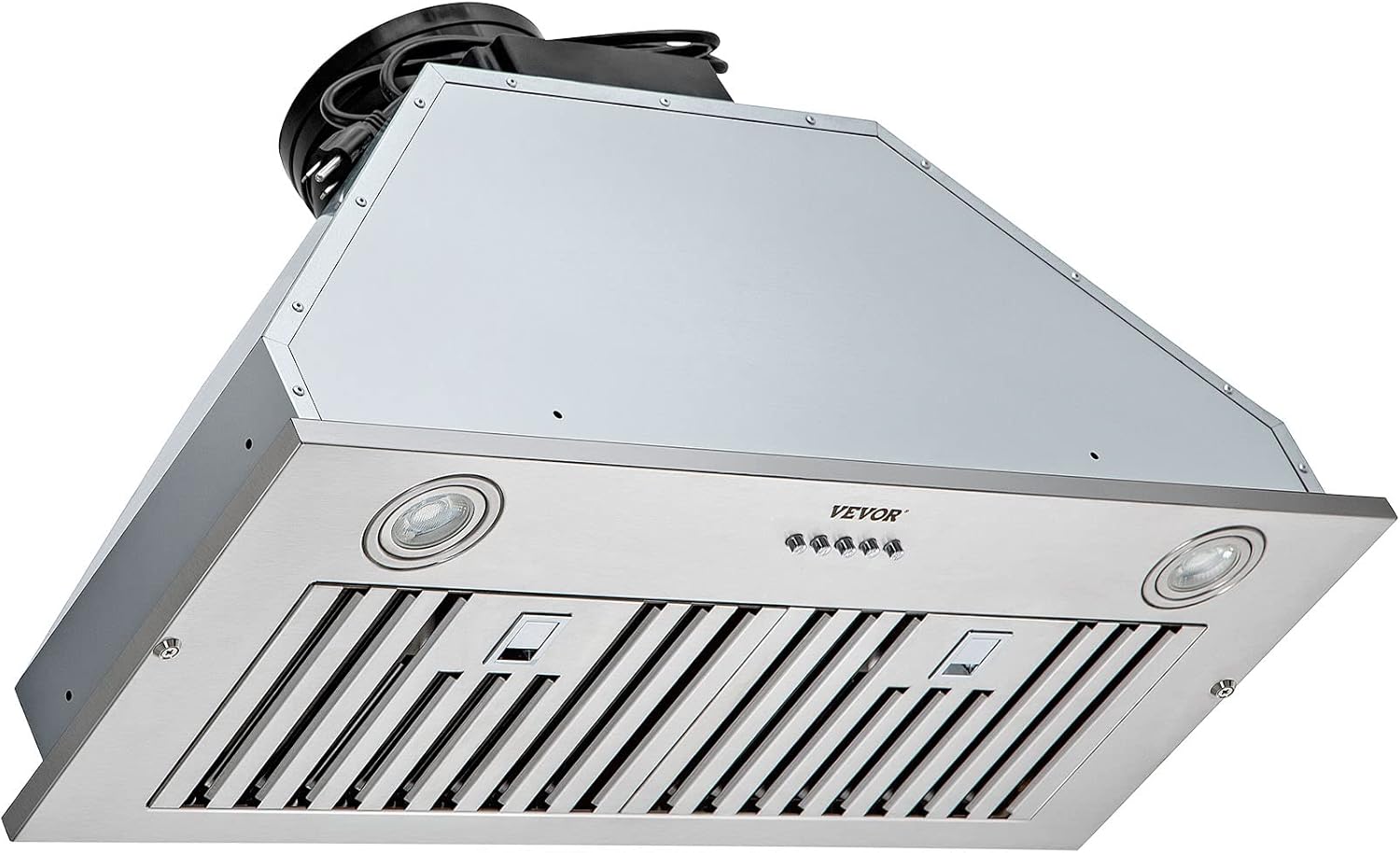 VEVOR Insert Range Hood 800CFM 3-Speed 30 Inch Stainless Steel